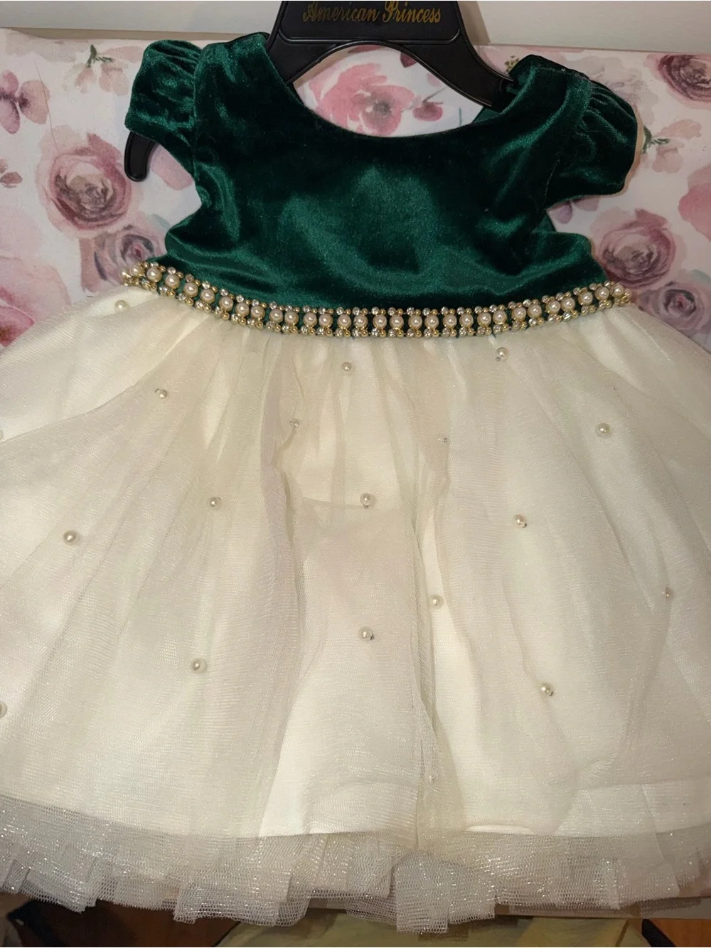 Baby girl velvet dress
